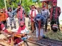 Kampung Merah Putih Satgas Pam Pulau Terluar di Pos Pulau Ndana NTT Diresmikan