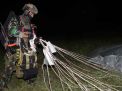 Prajurit Yontaifib Pasmar 2 Korps Marinir TNI AL Latihan Terjun Malam
