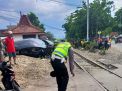 Ini Daftar Korban Mobil Xpander Tersambar Kereta Api di Sidoarjo