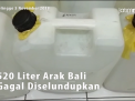 Video: 520 Liter Arak Bali Gagal Diselundupkan 