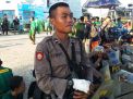 Bonek Tak Bertiket Ngamuk, Dua Polisi Luka Kena Lemparan Batu