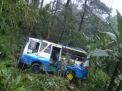 Bus Mini Terjun ke Jurang, Evakuasi Butuh 10 Jam