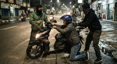 Pedagang Tempe di Probolinggo Menjadi Korban Begal, Motor dan Dagangan Raib