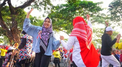 Pesan Jaga Kesehatan dari Ning Sasha: Senam Diimbangi Selawat