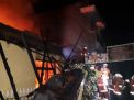 Tiga Rumah di Kampung Lawas Maspati Surabaya Terbakar