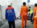 Kecelakaan di Jembatan Suramadu, Dua Sepeda Motor Hangus Terbakar