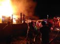 Pabrik Pengolahan Kayu di Batu Ludes Dilalap Api