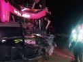 Bus Rombongan Pelajar Madrasah Tabrak Truk di Tol Ngawi, 1 Orang Tewas