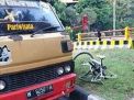 Bersepeda di Surabaya Lucky Tewas Ditabrak Truk