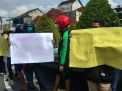 Demo di Blitar, Driver Ojek Online Ancam Tak Pilih Prabowo-Sandi 