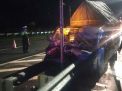 Tabrak Pagar Pengaman Tol Gempol-Pasuruan, 1 Orang Luka