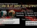 Berapa Peserta Kelas Poligami Nasional 'Cara Kilat Dapat 4 Istri'?