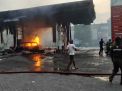 SPBU di Sinduro Ponorogo Terbakar