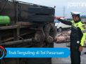 Video: Truk Terguling di Tol Pasuruan