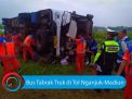 Video: Bus Tabrak Truk di Tol Nganjuk-Madiun