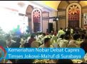 Video: Kemeriahan Nobar Debat Capres Timses Jokowi-Ma'ruf di Surabaya