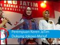 Video: Perempuan Keren Jatim Dukung Jokowi-Ma'ruf