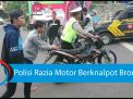Video: Polisi Razia Motor Berknalpot Brong