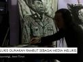 Video: Pelukis Asal Banyuwangi Gunakan Rambut Sebagai Media Melukis