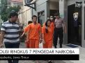 Video: Polisi Ringkus 7 Pengedar Narkoba di Mojokerto