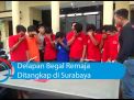 Video: Delapan Begal Remaja Ditangkap di Surabaya