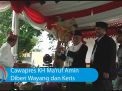 Video: Cawapres KH Ma'ruf Amin Diberi Wayang dan Keris