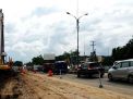 Kemacetan di Hari Pertama Rekayasa Lalu Lintas Proyek Underpass Malang