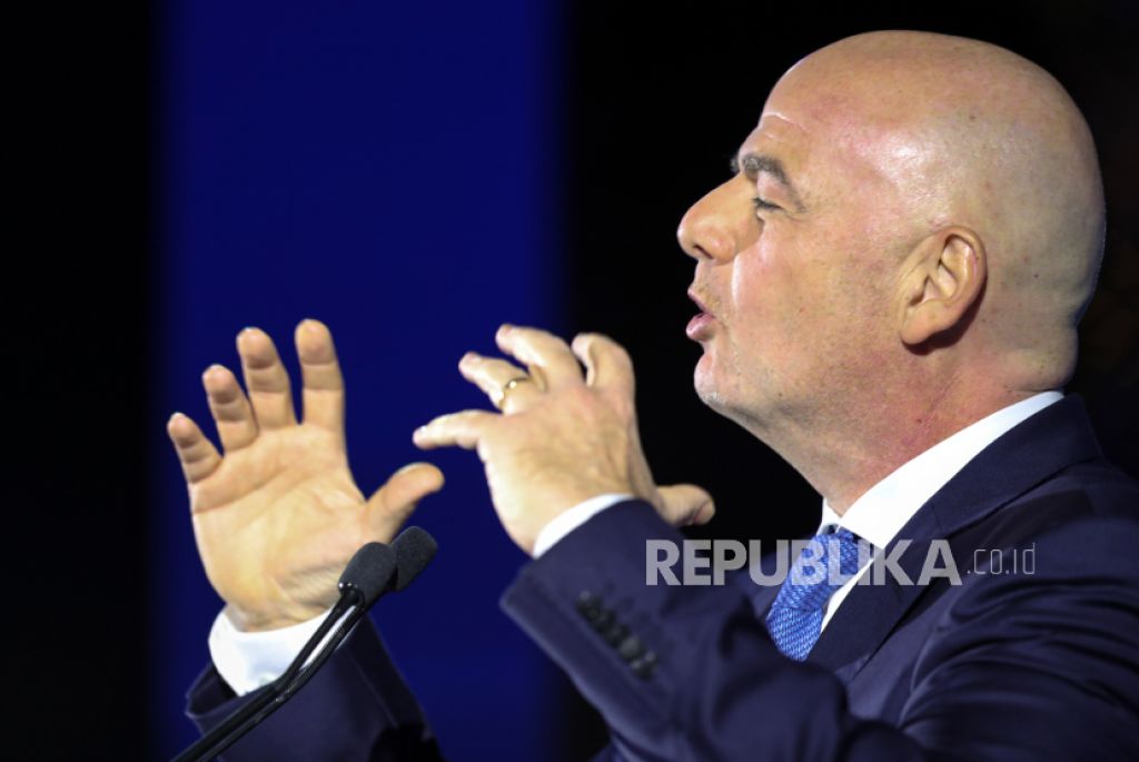 Presiden FIFA Gianni Infantino (Foto: EPA-EFE/ALI HAIDER via Republika)


