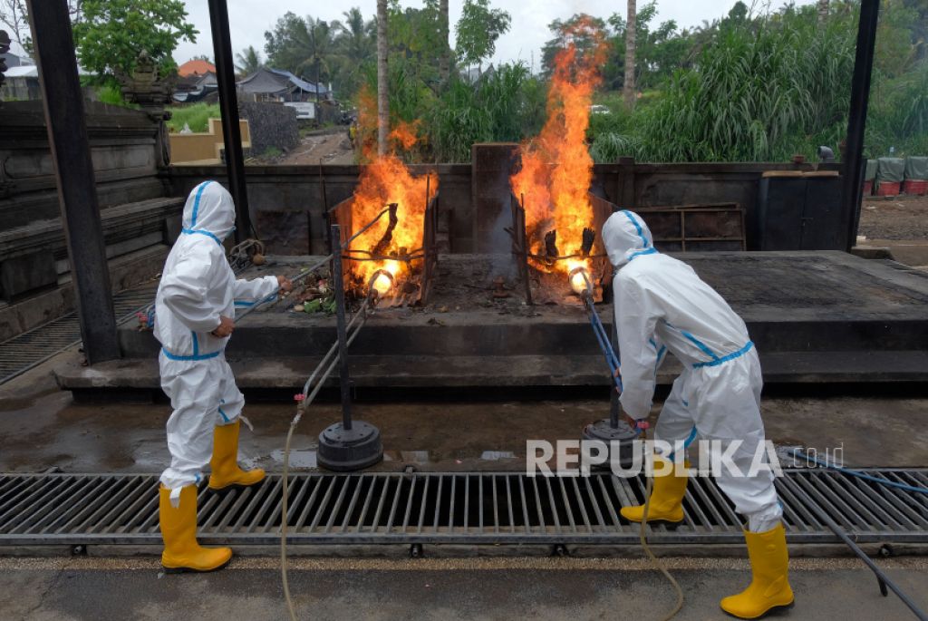 Ilustrasi kremasi (Foto: Antara/Nyoman Hendra Wibowo via Republika)