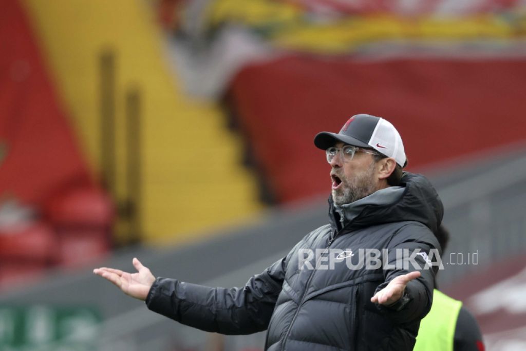 Pelatih Liverpool, Juergen Klopp (Foto: EPA-EFE/Clive Brunskill via Republika)


