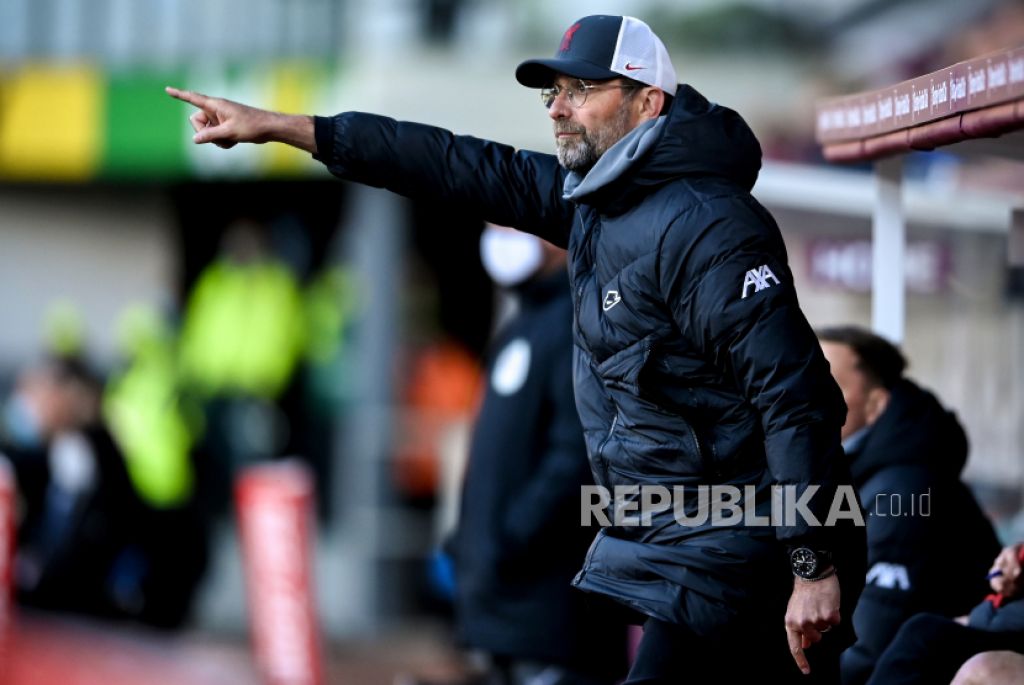 Pelatih Liverpool Juergen Klopp (Foto: GETTY POOL/Gareth Copley via Republika)
