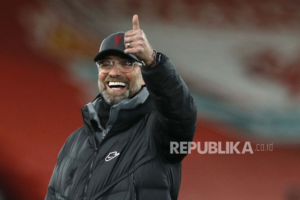 Pelatih Liverpool Juergen Klopp (Foto: AP/Phil Noble/Pool Reuters via Republika)


