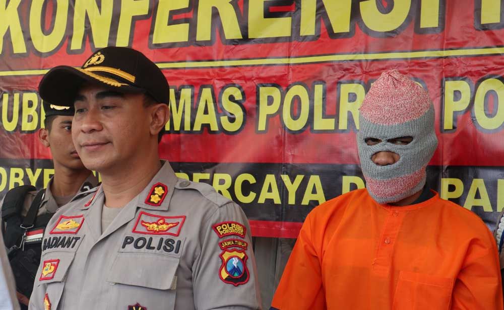 Pelaku pembunuhan di Ponorogo yang ditangkap 