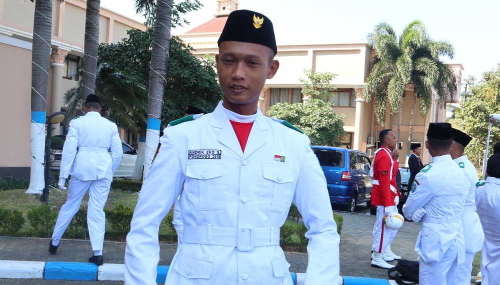 Andrik Eko Santoso, anggota Paskibraka Ponorogo