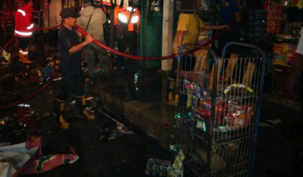 Kebakaran di Pasar Barat, Magetan