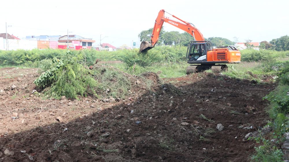 Pembangunan Pasar Songgolangit Ponorogo mulai dikerjakan