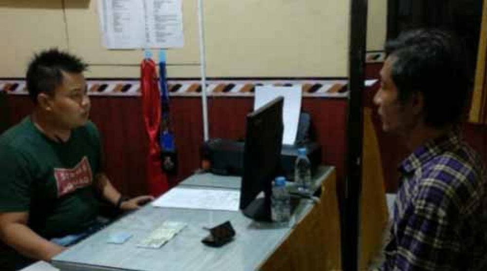 Pelaku pembawa lari mobil travel saat disidik