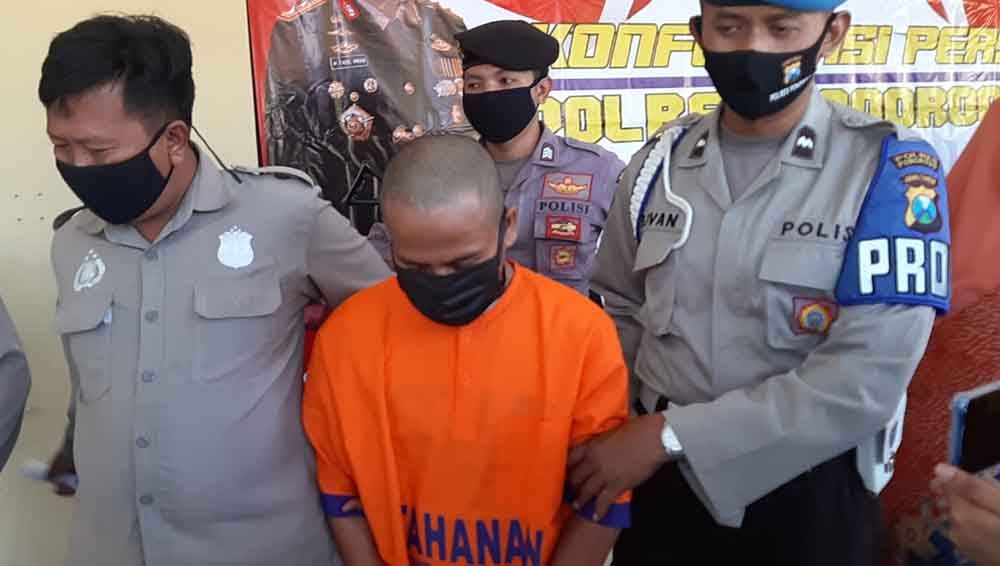AS ditangkap Polres Ponorogo