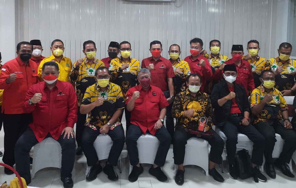 Pertemuan petinggi PDIP dan Golkar