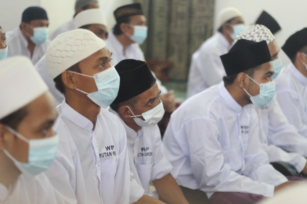 Peringatan Hari Santri Nasional 2021 di Lapas dan Rutan Jatim. (Foto: Istimewa)