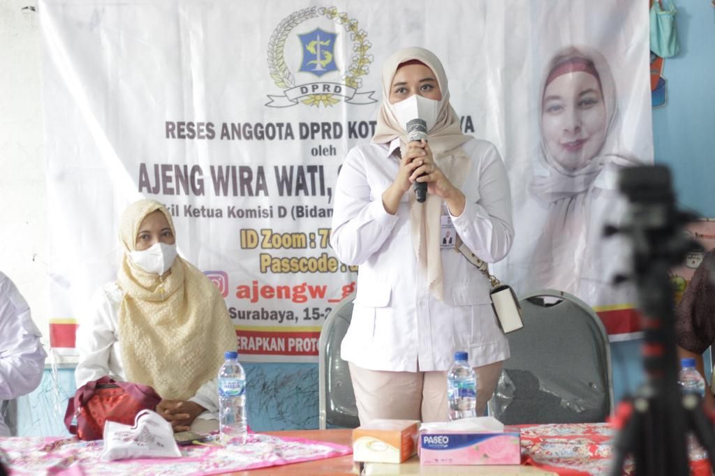 Wakil Ketua Komisi D DPRD Surabaya Ajeng Wira Wati. (Foto: Ni'am Kurniawan/jatimnow.com)