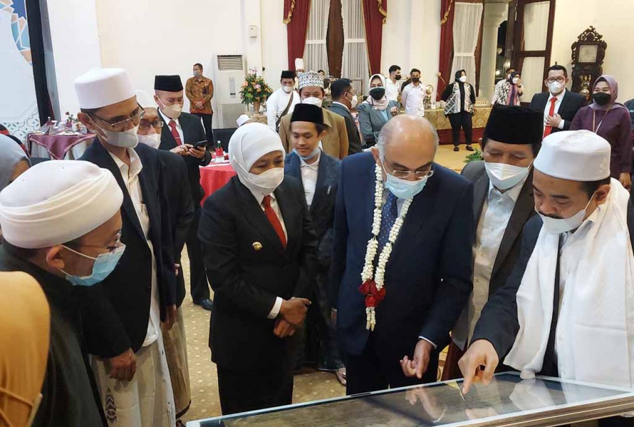 Dubes Mesir dan Khofifah Indar Parawansa di Grahadi