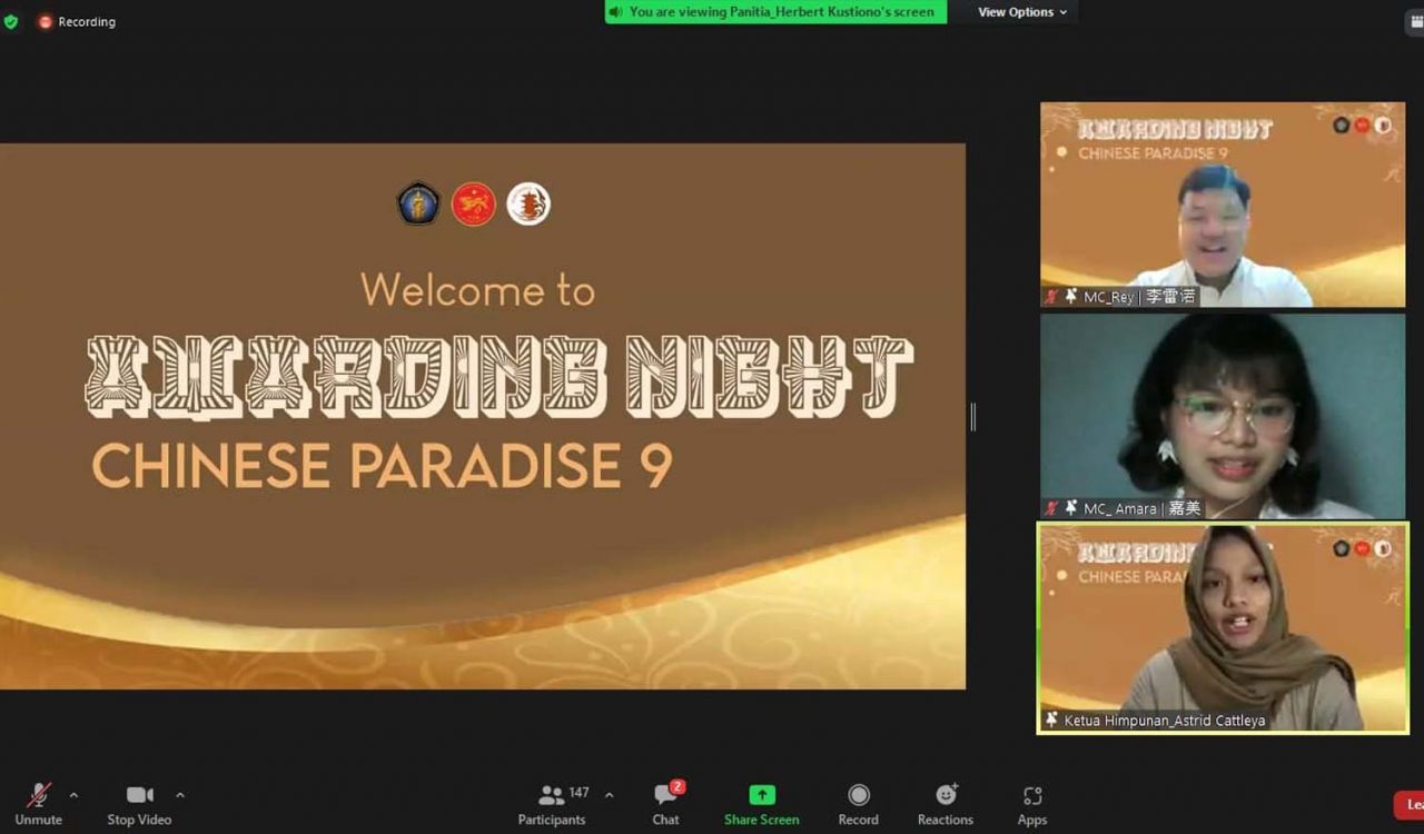 Chinese Paradise 9 digelar secara daring