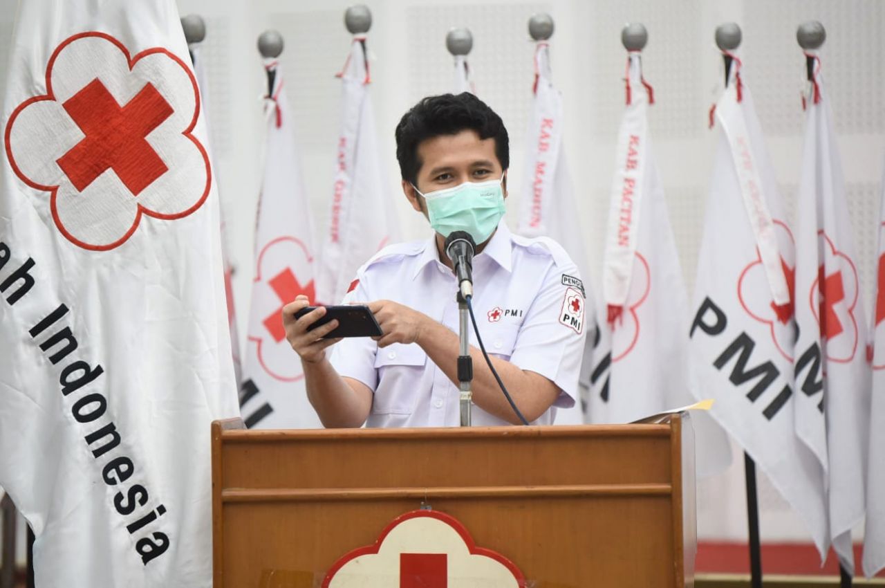 Ketua Dewan Kehormatan PMI Jatim, Emil Elistianto Dardak