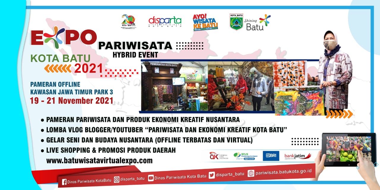 Expo Pariwisata Hybrid Event 2021 Kota Batu.