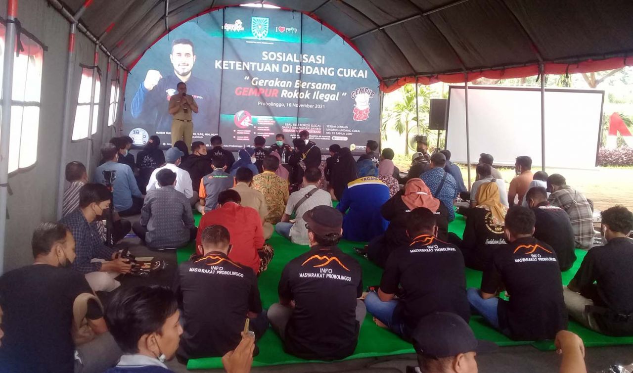 Pegiat media sosial di Kota Probolinggo diajak serukan gempur rokok ilegal