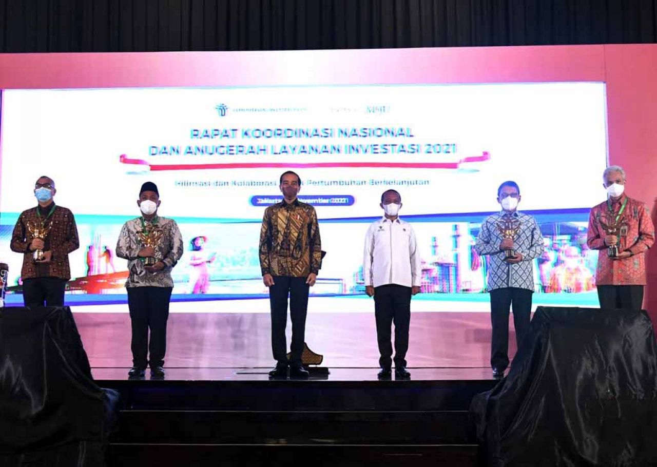 Gresik dinobatkan jadi Kabupaten Terbaik di ajang Anugerah Layanan Investasi 2021 (Foto: istmewa)