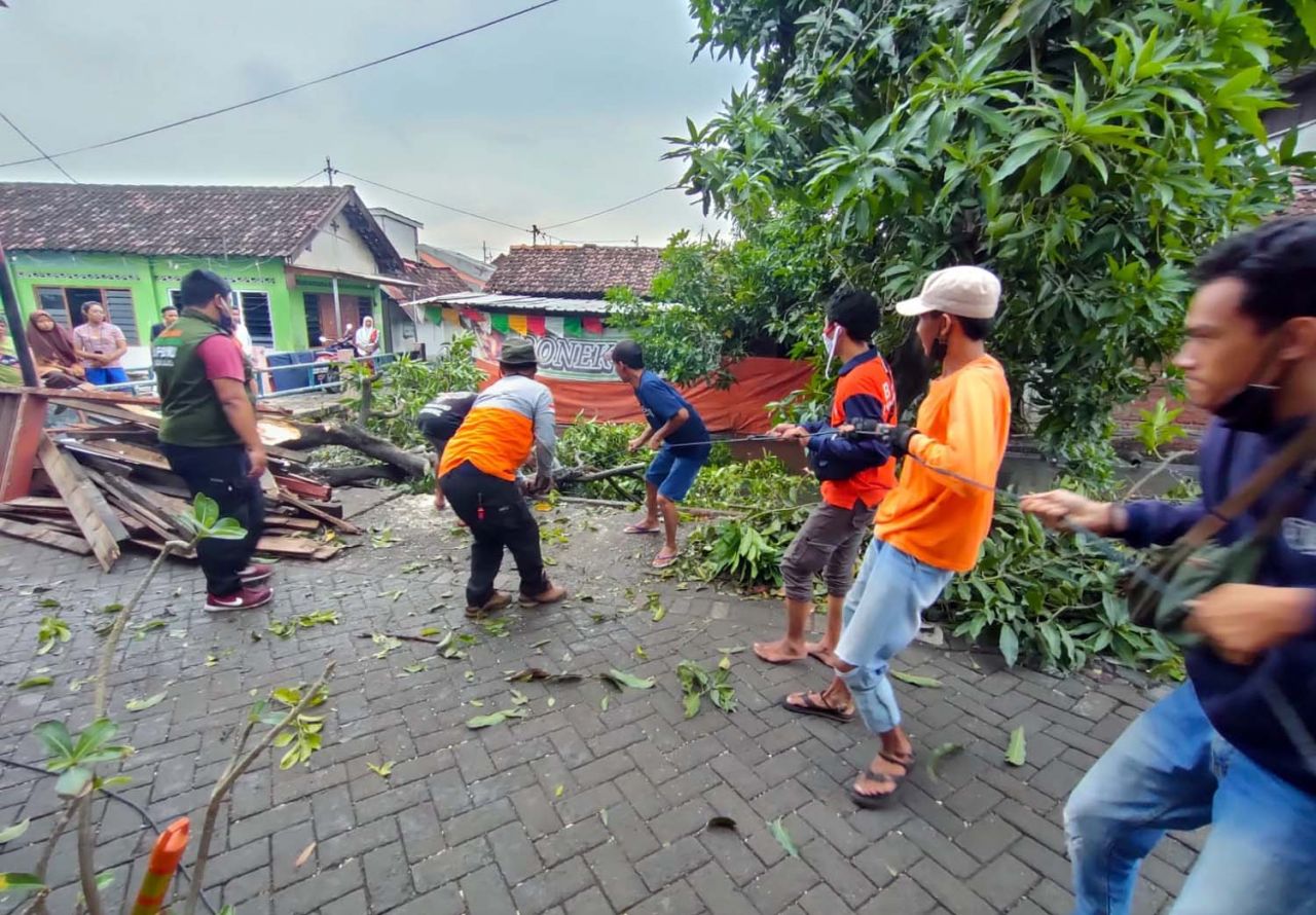 Hujan Angin Landa Sidoarjo, 15 Rumah Warga Rusak