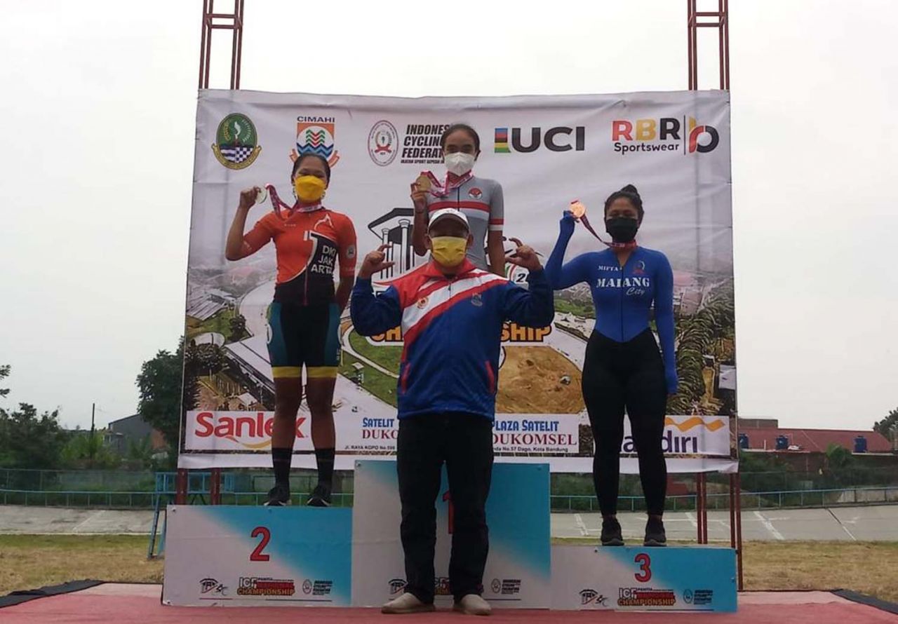 Jatim bawa pulang 25 medali emas Kejurnas Balap Sepeda ICF-Championship 2021