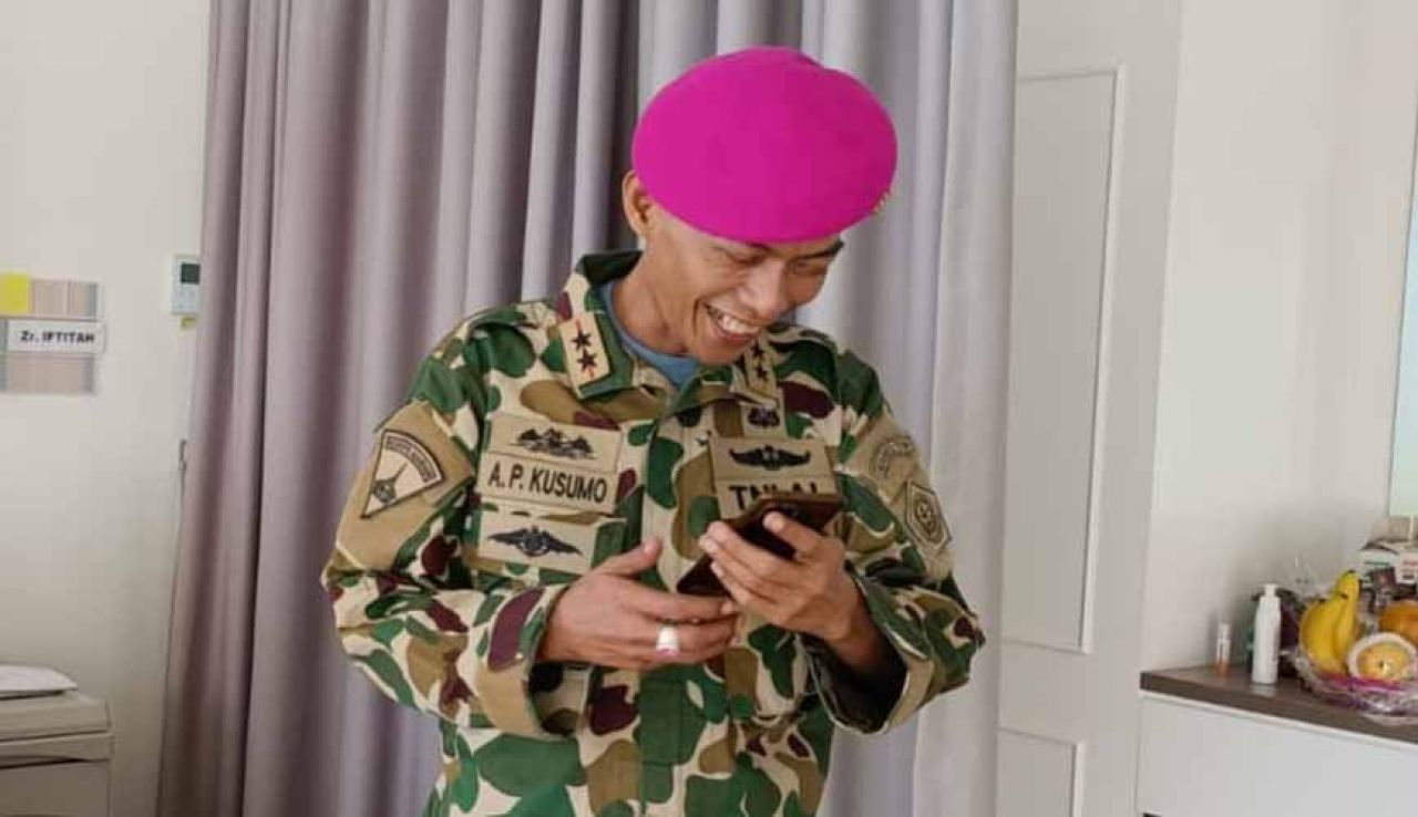 Marinir gadungan berpangkat mayjend yang ditangkap (Foto-foto: istimewa)